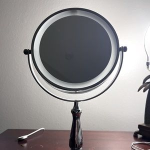 Light up mirror.